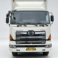 Camion benne Hino 700 d'occasion avec moteur 100% d'origine, prix abordable, conforme aux normes d'émission Euro 2 et Euro 3, en stock à vendre