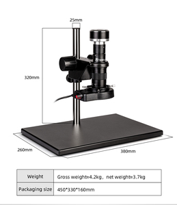 Industrial Digital <strong>Microscope</strong> with 4K Camera Continuous Zoom for PCB Inspection Soldering Quality Control - Product Image 2