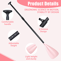 Pagaie de SUP gonflable professionnelle 2-en-1, pagaie hybride de kayak à double lame 2,76 lb, usine OEM, certifiée CE et BSCI