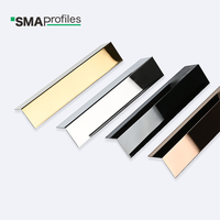 Profilés en céramique SMAProfiles, bandes de bordure pour carreaux, profil d'angle en forme de L, garniture de carrelage pour moulures décoratives murales