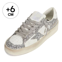 Chaussures décontractées tendance à talon compensé en cuir de vachette souple, prix d'usine, vente en gros, nouvelle collection