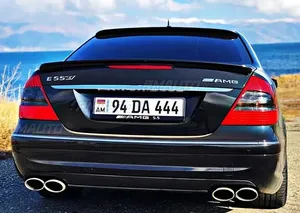 สปอยเลอร์หลัง สำหรับรถยนต์ Mercedes-Benz W211 E-class E200 E260 ปี 2003-2007 ชิ้นส่วนตกแต่งภายนอกรถยนต์ สปอยเลอร์ฝากระโปรงท้าย ชิ้นส่วนดัดแปลง - Product Image 6
