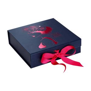 Custom Logo Foldable CardBoard Paper Gift Boxes with Magnetic Lid - Product Image 2