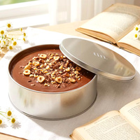 Boîte en fer blanc personnalisée de qualité alimentaire pour le stockage DIY de Baklava, desserts, gâteaux, biscuits, glaces et autres produits de pâtisserie