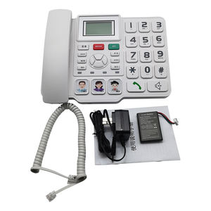 Téléphone <span class=keywords><strong>fixe</strong></span> sans fil <span class=keywords><strong>4G</strong></span> GSM FWP, téléphone de bureau pour les personnes âgées, grands claviers - Product Image 6