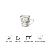 Vaisselle en céramique, ensemble de vaisselle rond pour la cuisine, vaisselle gaufrée, assiettes, bols, tasses, service pour 7 à 9 personnes