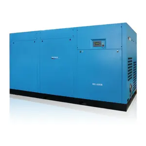 China Factory DHH 2 stage Permanent magnet variable speed Screw Air Compressor with energy saving 37KW