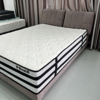 Matelas en mousse massante écologique avec housse en soie, fermeté moyenne, taille California King, idéal pour chambre d'hôpital moderne – Meilleure vente