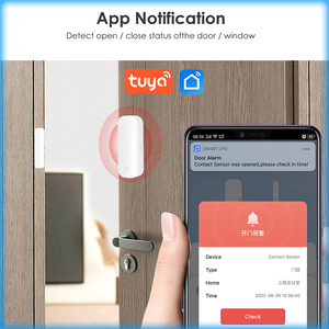 Tuya Wifi Intelligent Window Detector Thickness <b>Door</b> Security Smart Life Contact <b>Sensors</b> Alexa Google <b>Sensor</b> RSH-DW10 Wifi <b>Door</b> - Product Image 2