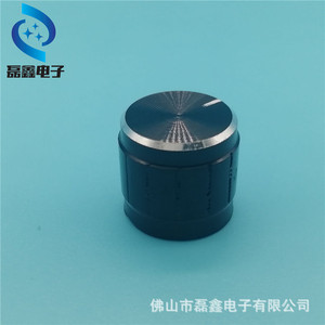 ลูกบิดอะลูมิเนียมอัลลอยด์ Leixin ขนาด 13x11 มม. สำหรับโพเทนชิโอมิเตอร์แบบหมุน สีดำ พร้อมรูขนาด 6 มม. - Product Image 2