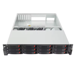 Châssis de serveur ATX 2U 19 pouces DIY avec 12 baies à échange à chaud, rack DVR en plastique pour grand stockage de données, avec ventilateur - Product Image 2