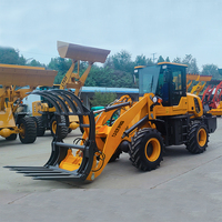 Fournisseur d'usine de marque chinoise epa 4x4 1.5 tonnes 2 tonnes mini chargeuse sur pneus avec une capacité de godet de 0, 5m3