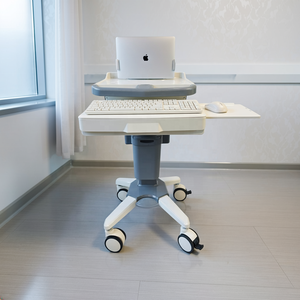 Carrito de Ordenador Médico Móvil Profesional con Altura Ajustable para Hospital, Estación de Trabajo para Portátil - Product Image 2