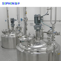 SOPHON émulsifiant agitateur mélangeur réservoir haut cisaillement chauffage électrique poudre homogénéisateur Machine acier inoxydable liquide mélange réservoir