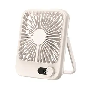 Wholesale Outdoor Travel Small Handheld Fan 5 Speeds Rechargeable Electric USB Fan Stand Desk Portable Mini Fans