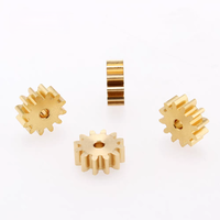 Engrenages droits en laiton usinés CNC, petit module, non standard, pour automatisation médicale, OEM/ODM, tolérance 0,01-0,05 mm, autolubrifiants, faible bruit