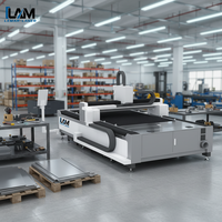 Machine de découpe laser CNC 1500W 6000W 3000W pour le traitement de l'acier inoxydable, de l'aluminium et de l'acier au carbone, et de la tôlerie