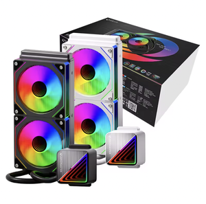 Integrated CPU Water Cooling Radiator ARGB With 2 Fans of A240 Integrated CPU Water Cooling Radiator ARGB With 2 Fans of A240 in - Product Image 5