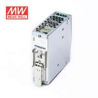 Alimentation à découpage sur rail DIN MeanWell EDR-150-24 24V 6.5A 150W pour système de contrôle industriel, adaptateur PoE