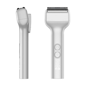 Afeitadora Eléctrica Magnética de Triple Cabezal Recíproca con Pantalla Digital Inteligente para Viajes, Afeitado en Seco y Húmedo, Maquinilla de Afeitar Eléctrica para Hombres - Product Image 1