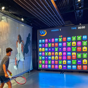 <span class=keywords><strong>Jeux</strong></span> d'entraînement interactifs AR multi-joueurs : Tennis, Football, Basketball, Volleyball – Jeu <span class=keywords><strong>de</strong></span> projection murale multi-balles - Product Image 5