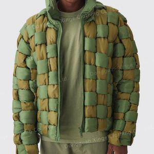 Novedad 2025: Chaqueta Acolchada para Hombre, Tejida a Mano, con Capucha, Estilo Casual, para Invierno - Product Image 4