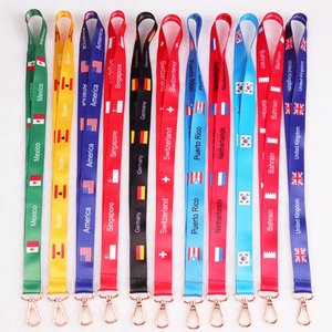 Thời Trang Tùy Chỉnh Thể Thao Dây Buộc Cho Đội Id Thẻ Huy Hiệu Chủ Cổ Dây Đeo In Logo <span class=keywords><strong>Polyester</strong></span> Thăng Hoa Dây Buộc - Product Image 4