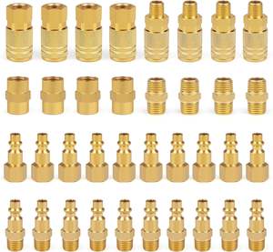 <span class=keywords><strong>Kit</strong></span> de <span class=keywords><strong>suspension</strong></span> <span class=keywords><strong>pneumatique</strong></span> 1/4\" NPT avec raccord pour tuyau d'air et adaptateur rapide FNPT, ensemble de raccords rapides à flux de base 1/4\" pour <span class=keywords><strong>suspension</strong></span> <span class=keywords><strong>pneumatique</strong></span> - Product Image 2