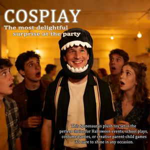 Gorro de Peluche con Forma de Esqueleto de Dinosaurio, 75cm/115cm, Regalo para Fiesta de Halloween, Varios Colores Disponibles, Directo de Fábrica - Product Image 3