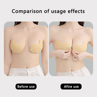 Femmes Sexy mode mangue forme sans bretelles soutien-gorge push-up collant longue durée respirant confortable Invisible intimes accessoire