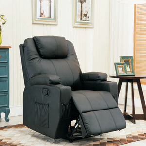 <span class=keywords><strong>Canapé</strong></span> inclinable électrique en cuir PU avec massage, design américain, pour salon et home cinéma moderne – Offre spéciale - Product Image 5