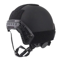 Casque tactique FAST avec épaississement de 6mm et suspension à bouton réglable pour le jeu sur le terrain