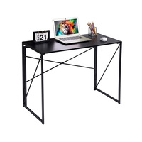 En acier intégrée en bois En Forme De L bureau Portable ordinateur Portable avec Étagère bureau d'angle