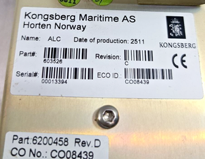 Plc Maritime 603526 Rev C 6200458 <strong>D</strong> <strong>Alc</strong> New for Warranty Product - Product Image 2