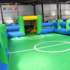 Parcours d'obstacles gonflable interactif <span class=keywords><strong>multijoueur</strong></span> WINSUN, grand <span class=keywords><strong>jeu</strong></span> de football gonflable à vendre - Product Image 4