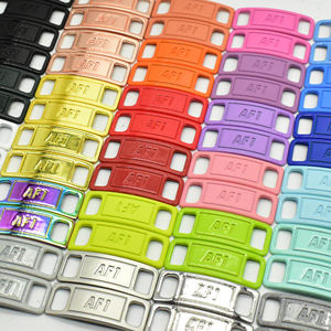 Aksesoris Gesper Tali Sepatu Logam untuk Dekorasi Sepatu Kustom, 30 Warna, Model AF1-9, Tag Hiasan Tali Sepatu - Product Image 2