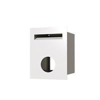 Boîte aux lettres encastrée murale Weldon, boîte aux lettres encastrée au design moderne pour l'entrée de la maison, taille personnalisée OEM