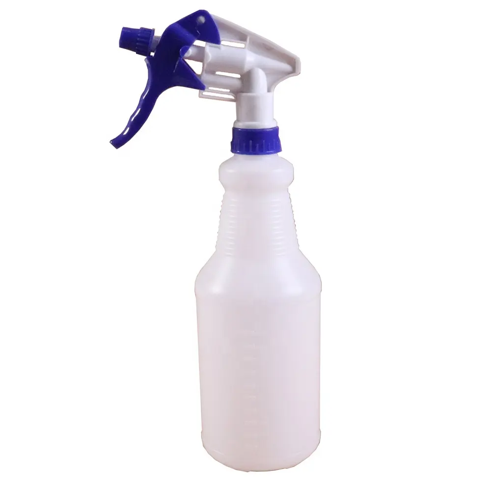 Nhà Máy Cung Cấp 750Ml HDPE Nhựa Kích Hoạt Chai Xịt, Leak-Proof & Clog Mist Chai Nước Cho Hóa Chất Và Làm Sạch Giải Pháp