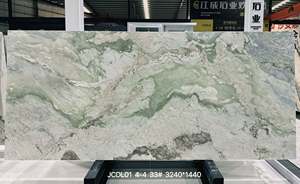 לוחות שיש טבעי ויקטוריה גרין - משטח עבודה/קיר דקורטיבי/מדרגות/חיפוי רצפה לבית/מלון, אחריות לשנה למטבח/פינת אוכל - Product Image 5