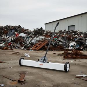 Balayeuse magnétique télescopique Vevor de 36 pouces avec roues, équipement de recyclage des métaux ferreux - Product Image 2