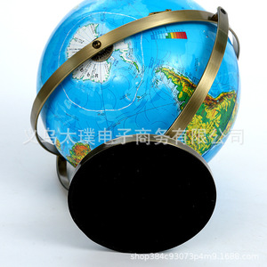 English and Korean universal globe with bronze stand, world <b>geography</b> textbook, bronze stand, scientific research equipment - Product Image 5