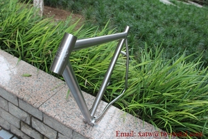 OEM Titan <span class=keywords><strong>700C</strong></span> theo dõi xe đạp khung tốc độ duy nhất cố định bánh răng Titan Xe đạp khung <span class=keywords><strong>700C</strong></span> Kích thước - Product Image 3