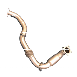 Downpipe Sportivo per <span class=keywords><strong>Mercedes</strong></span> W176 <span class=keywords><strong>C117</strong></span> A180 A200 A250 CLA180 CLA200 CLA250 GLA250 1.6T/2.0T con Scudi Termici - Product Image 1