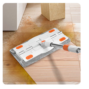 En gros fibre de coton rectangle tête 360 humide facile microfibre nettoyeur de sol vadrouilles nettoyage - Product Image 4