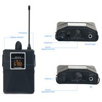 Microphone à condensateur sans fil professionnel BG-121U - Léger, portable, avec réduction du bruit pour les interviews vidéo