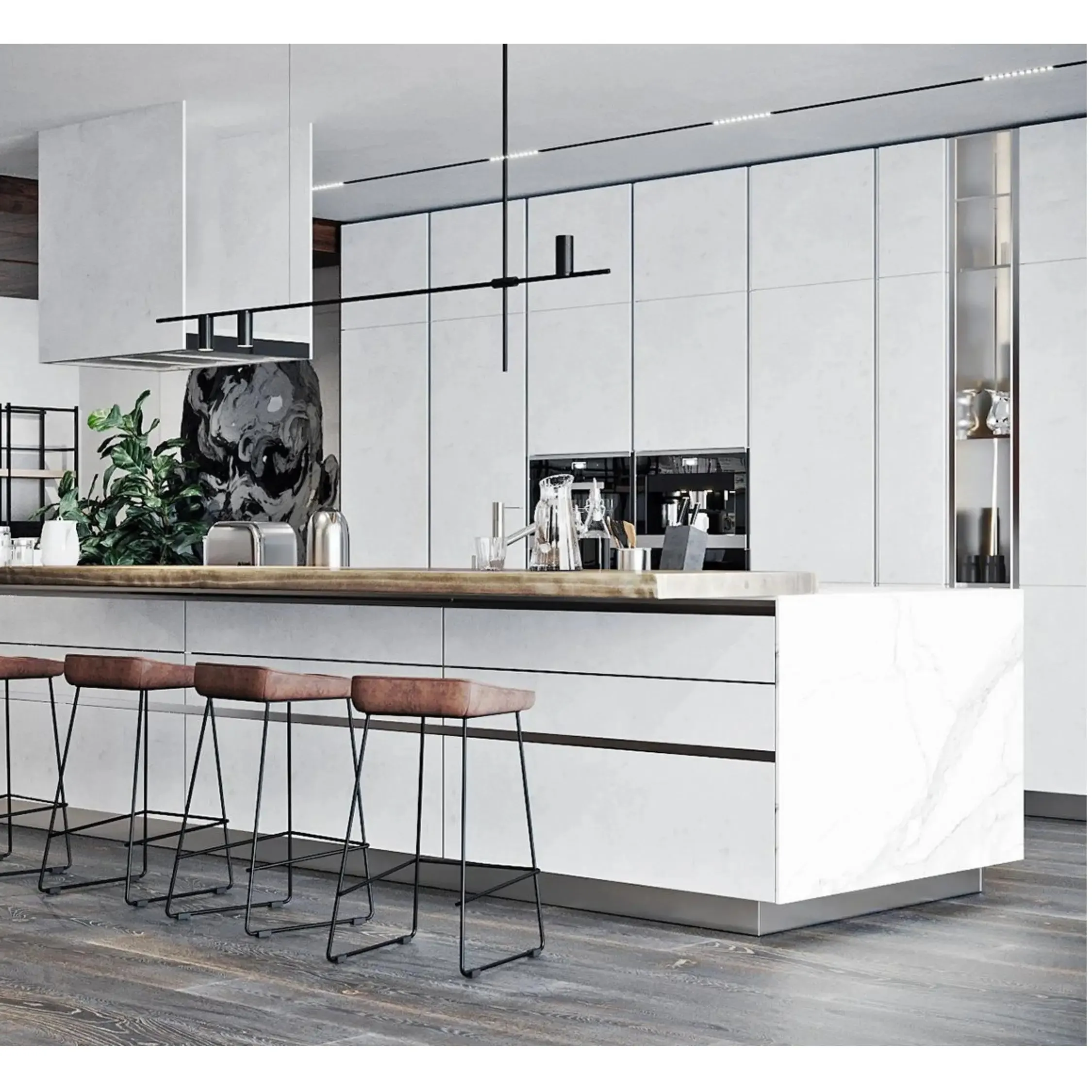 Diseños de gabinetes de cocina de aluminio Orangefun gabinetes de cocina de aluminio del sudeste asiático gabinetes de cocina con base de madera