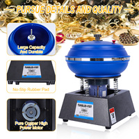 12 Zoll Vibrationspoliermaschine für Metall, Schmuck, Jade und Steinoberflächen - Vibrationspoliergerät für Schmuckveredelung