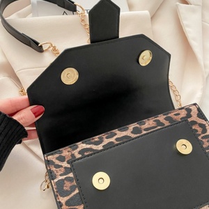 Thời trang mới duy nhất vai của phụ nữ túi xách phụ nữ trẻ của ví Leopard in mùa hè động vật Chéo Da lót chuỗi - Product Image 4