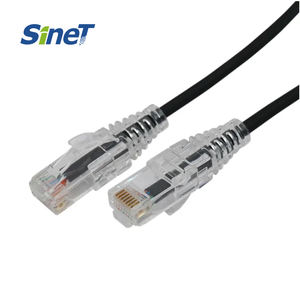 SN-PC6ASL-28 דק cat6a טלאי 4 זוגות תקועים 28awg oem נחושת utp lsh pvc כבל דק סטנדרטי rj45 טלקום - Product Image 4