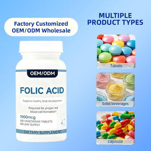 Complément Alimentaire OEM/ODM : Comprimés d'Acide Folique pour l'Énergie et le Soutien Immunitaire – 60 Capsules Végétariennes pour Femmes - Product Image 4